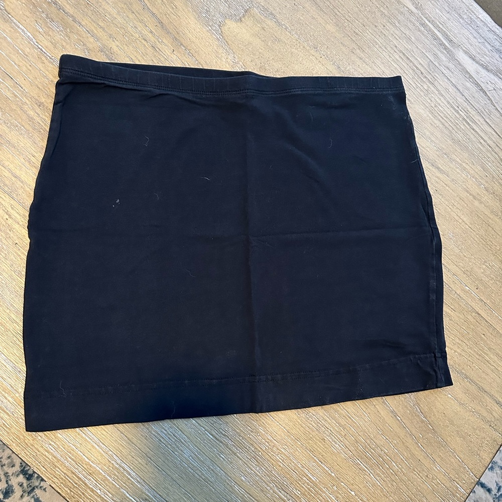 Basic Black Mini Skirt